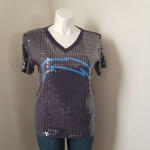Pink Victoria's Secret | Sequins Chargers Tee